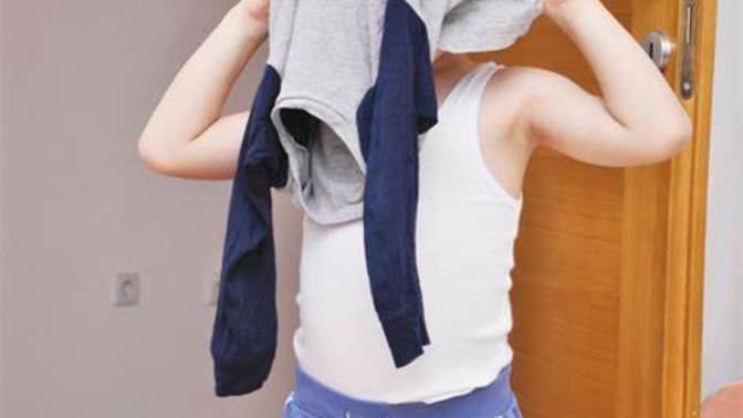 On days you don't work, how soon do you GET DRESSED after getting out of bed?