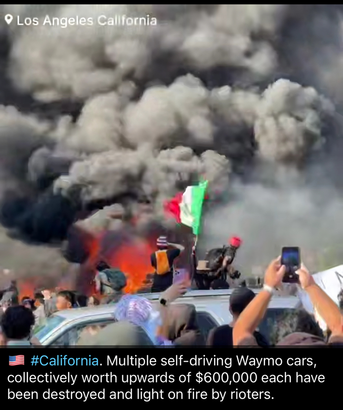 If they want to destroy our citie fly their flags while trashing it and live in a trash?