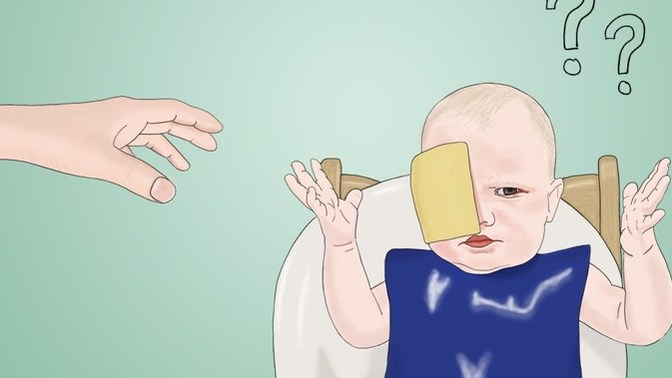 Does throwing a slice of cheese on a babies head actually make them stop crying?