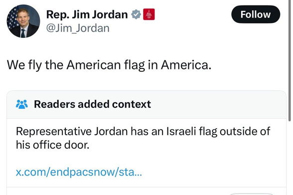 "We fly the American flag in America" And the Israeli one. And the Confederate one.