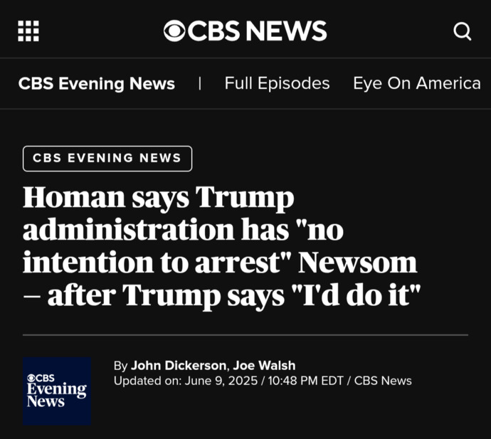 Whats Your Opinion On Trump Wanting To Arrest California Governor Gavin Newsome?