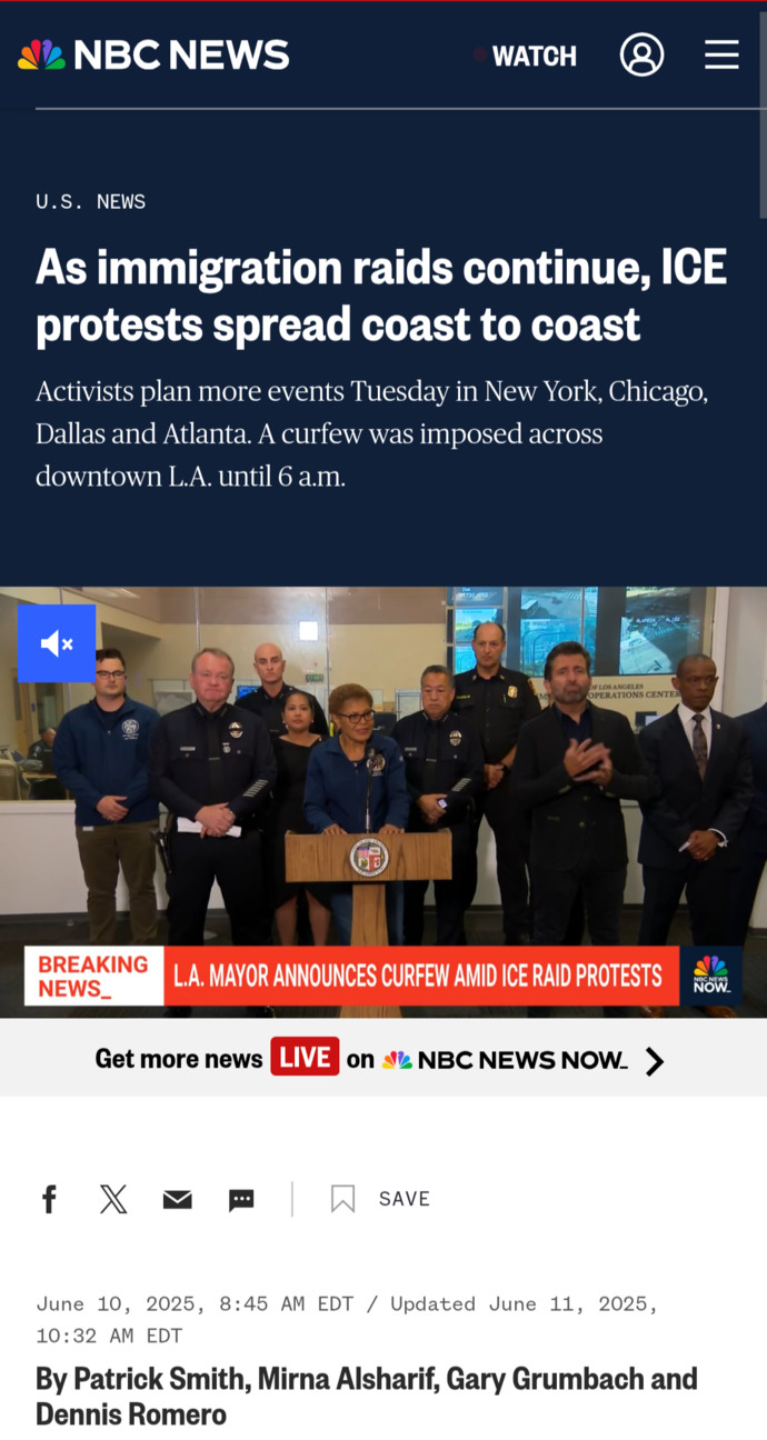 Whats Your Opinion On The ICE Protest That Are Happening Nationwide And LA?