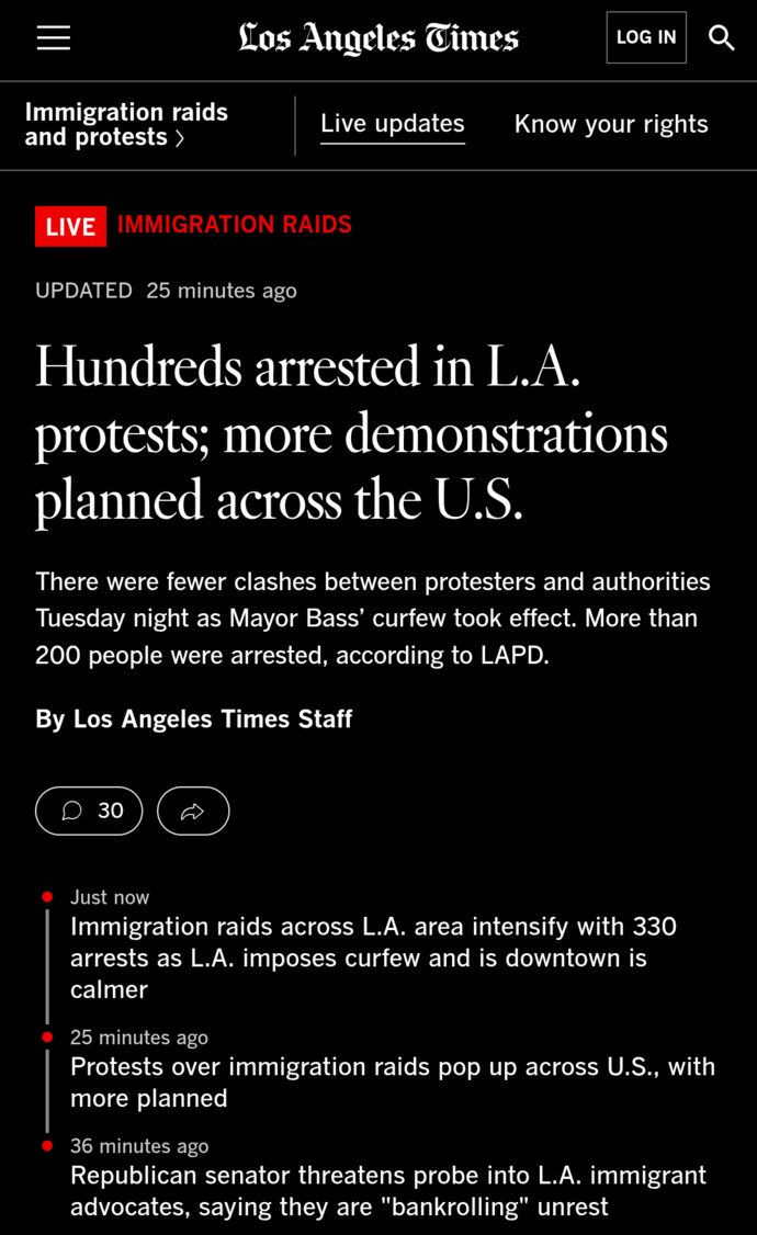Whats Your Opinion On The ICE Protest That Are Happening Nationwide And LA?