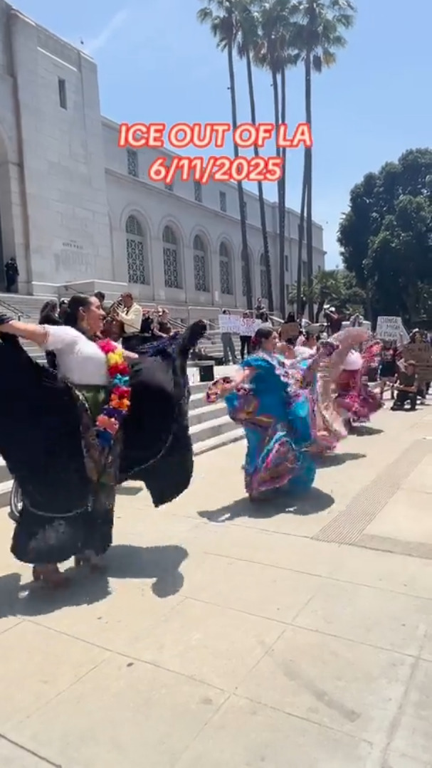 Dancing? Look at these evil rioters!