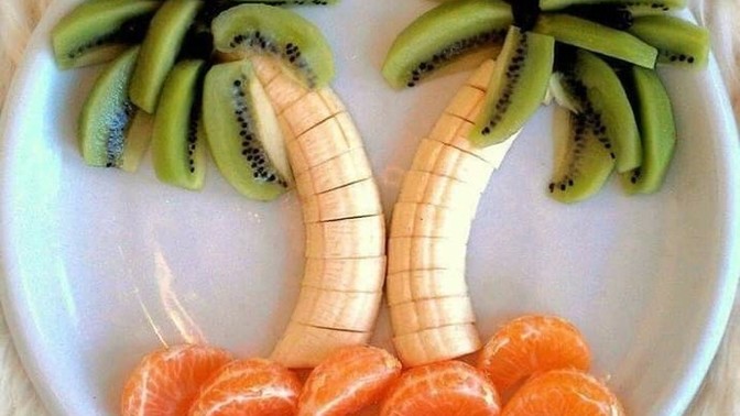 Which three fruits do you like to peel and offer to me?