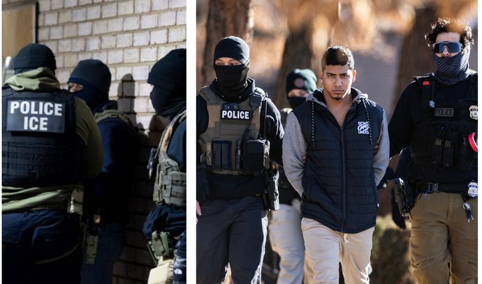 ICE knows theyre in the wrong when they wear masks and FLEE the scene after brutal takedown of a car with citizens... right?