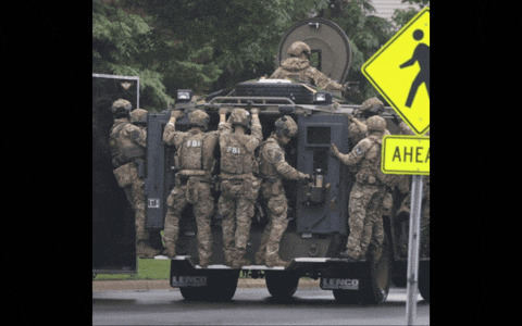 ICE knows theyre in the wrong when they wear masks and FLEE the scene after brutal takedown of a car with citizens... right?