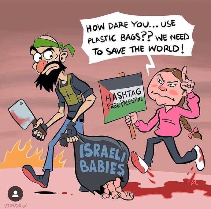 Greta After her stunt with Israel will her handlers send her next to Afghanistan, China or Iran to protest oppression?