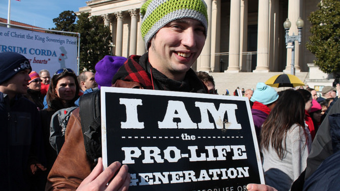 Why do women think that men who are against abortion are trying to control women?