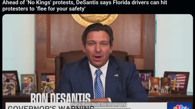 You think Florida GOP will stand behind road rage drivers running over protesters?