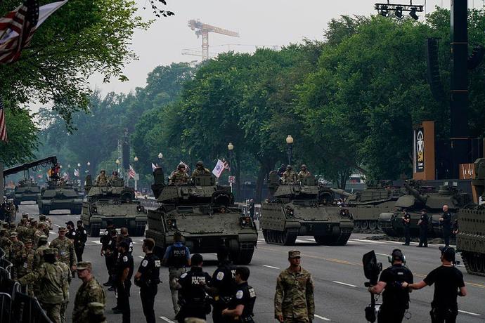 Trump celebrates his birthday with a military parade. Thoughts?