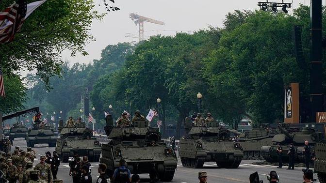 Trump celebrates his birthday with a military parade. Thoughts?