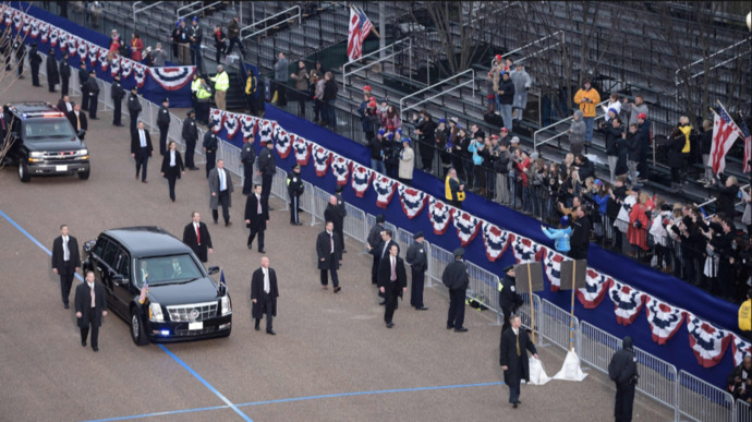 What about that huge turnout for Trumps parade/B-day celebration yesterday?