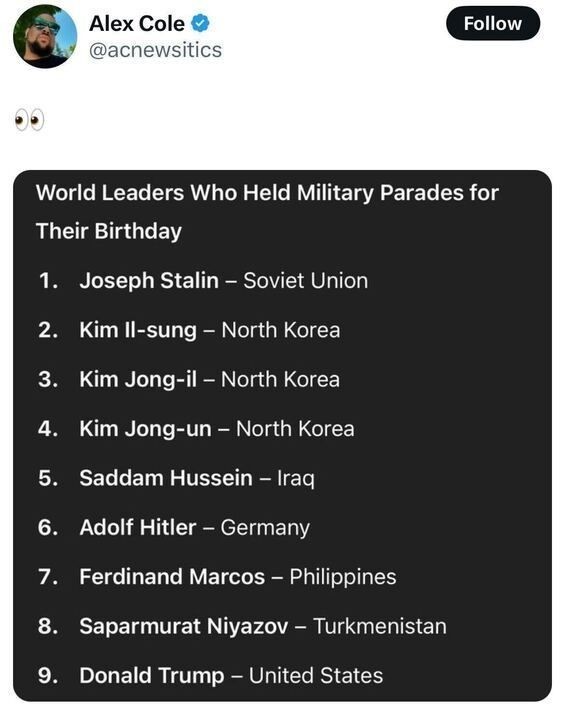 Was the US Army purposely walking out of sync to protest being used as pawns for a criminal in chiefs birthday?