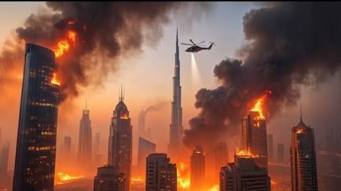 Did you hear about the SKYSCRAPER FIRE in DUBAI?