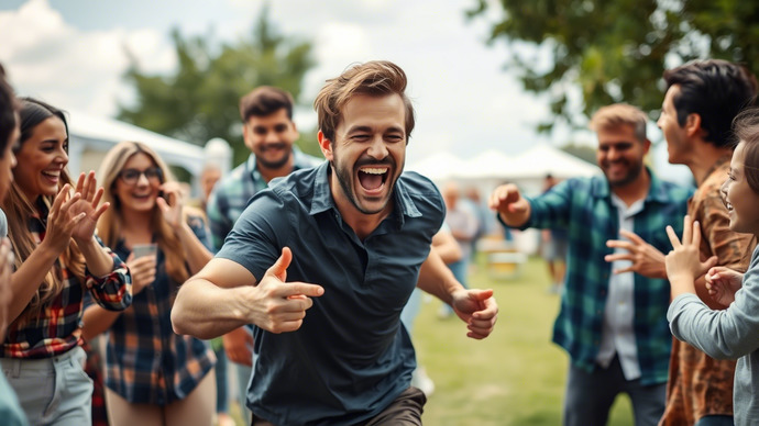 Why do people assume that someone who is energetic and having fun at a party is drunk?