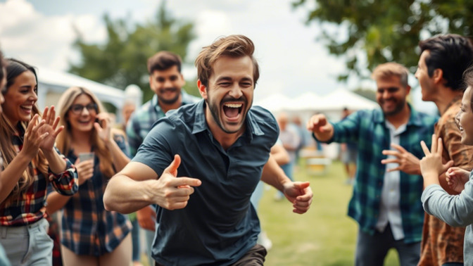 Why do people assume that someone who is energetic and having fun at a party is drunk?