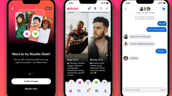 Would you use TINDER's new DOUBLE DATE feature?
