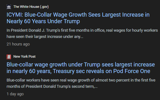 Blue Collar Wages See Largest Increase Since 1969 In First 5 Months Of Trump Administration !!! Why Isnt This In Every Mainstream Press Headline?