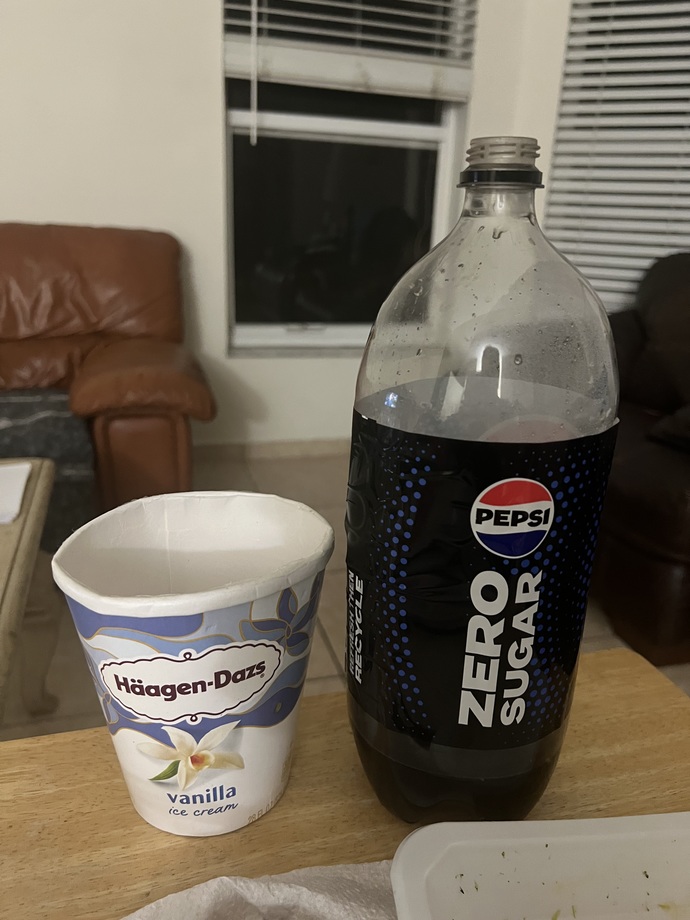 If you gave me a sip of the last thing you drank other than water, what would I drink?