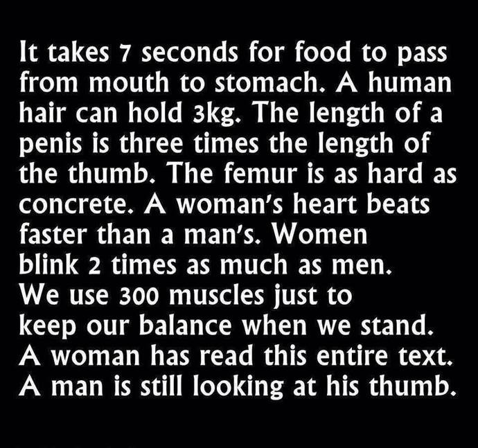 Who processes information faster, men or women?