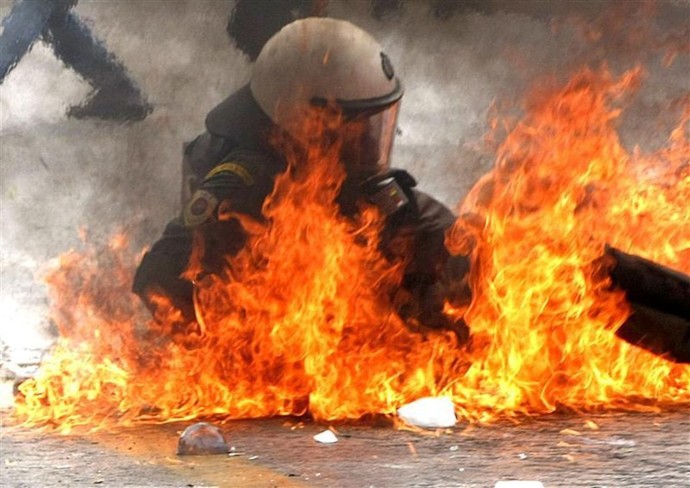 Who is affected more at the throwing of Molotov cocktails? Governor Newsom? Mayor Bass? The people theyre thrown at?