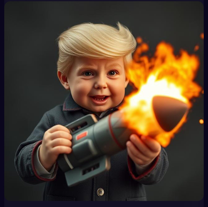 "Bring it bitches. Im the mostest awesome!!!"