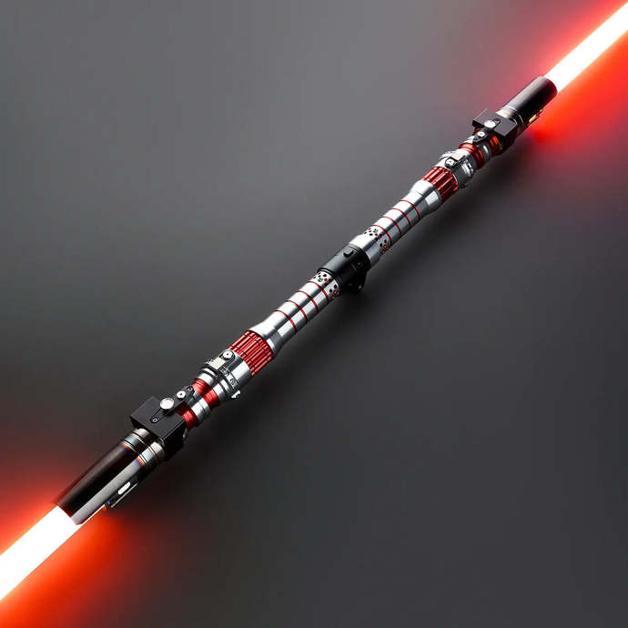 What do you think of my custom lightsaber which flips into a double blade with the flick of the wrist?