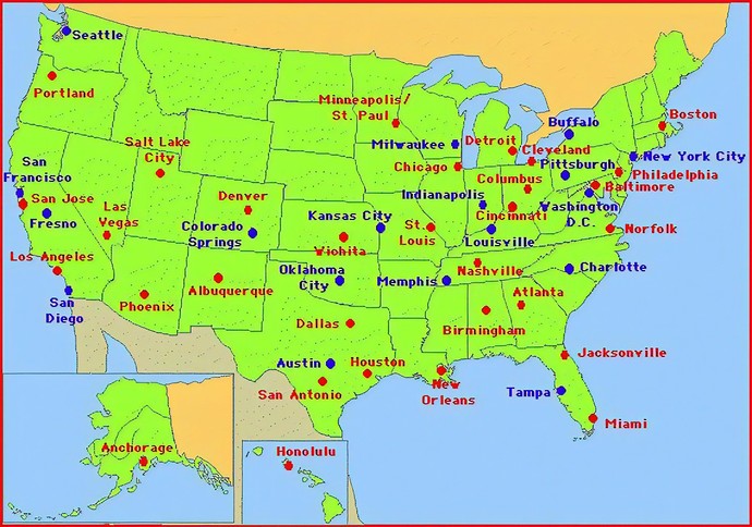Why do Democrats govern the largest cities in the US?