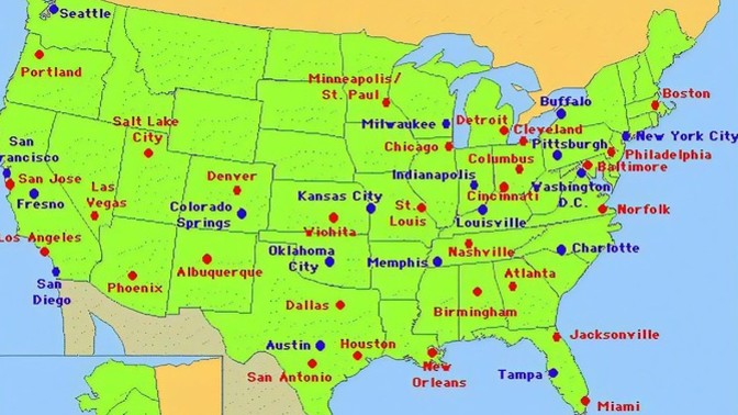 Why do Democrats govern the largest cities in the US?