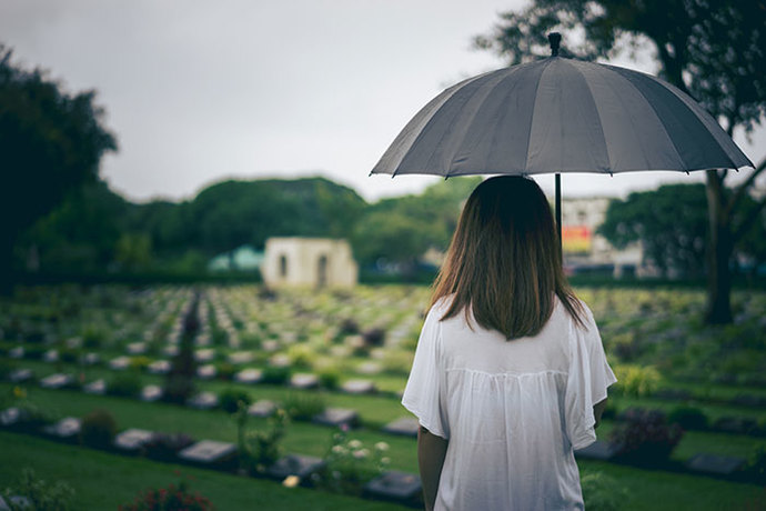 How do you cope with sadness and the fear of losing someone close, such as a beloved family member?