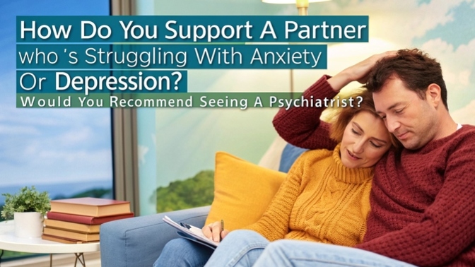 How do you support a partner who’s struggling with anxiety or depression?