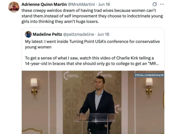 Political Activist Charlie Kirk Says Females Need To Attend College To Find A Husband And Not Obtain A Degree? What Are Your Thoughts?