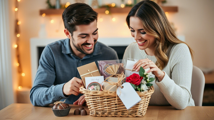 If you were making a gift basket for your partner, what would you put in it?