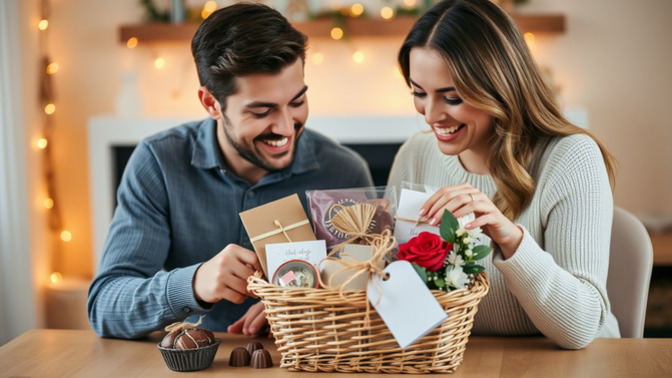 If you were making a gift basket for your partner, what would you put in it?