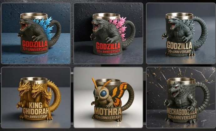 Godzilla is 70, would you get a Godzilla mug?
