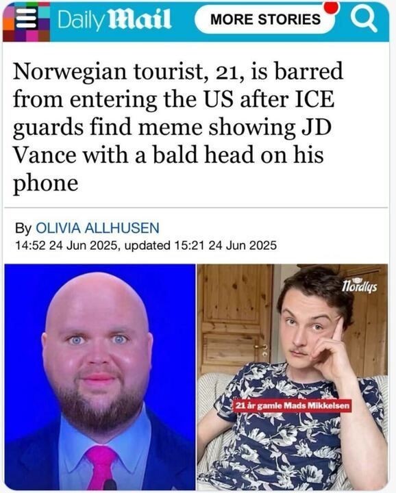 Bald JD Vance meme