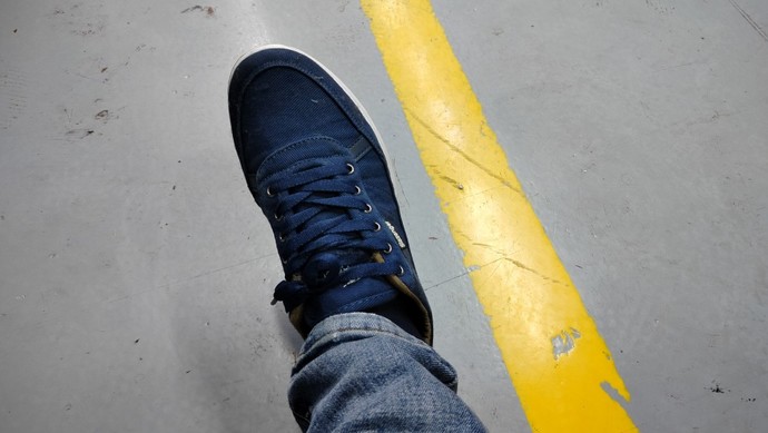How many kilometers would I walk with you based on your shoe size?