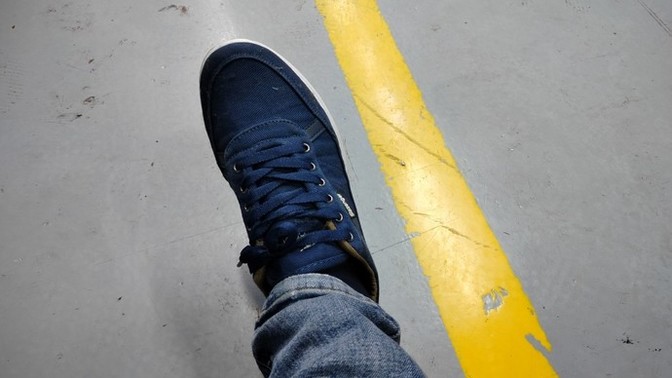 How many kilometers would I walk with you based on your shoe size?