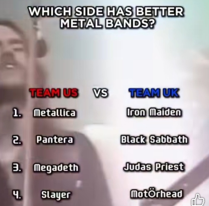 US or UK? Who is the most metal? No, its NOT AC/DC! π¦πΊ?