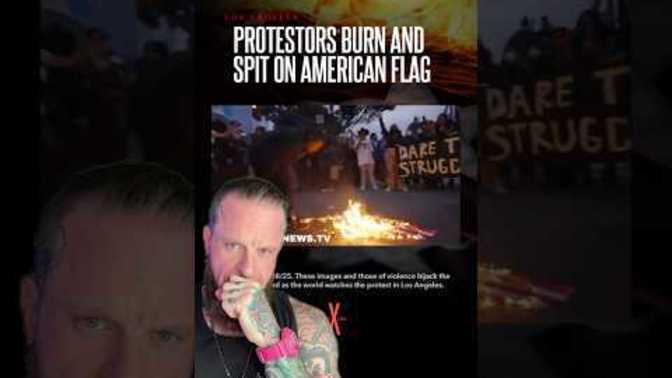 Should those burning the American flag be charged with a hate crime?
