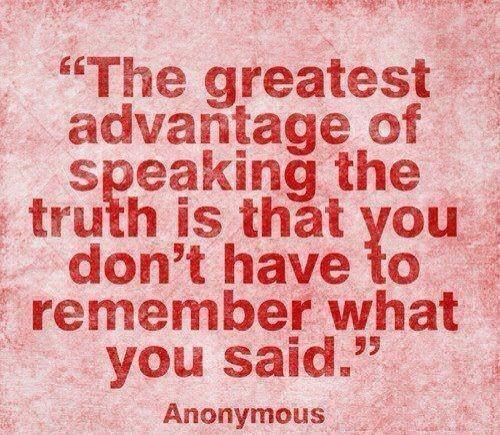 Truth vs Lie. Which one comes easiest to you?