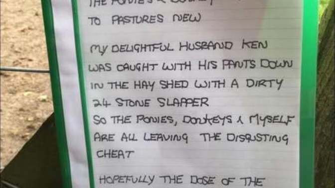 If your sig other cheated on you, would you write him/her a nice letter?
