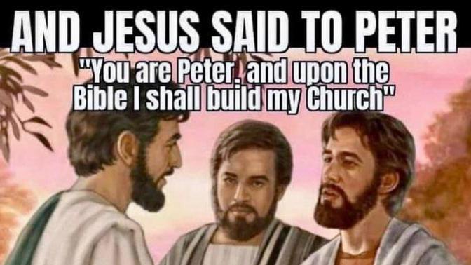 If Peter was not the first pope, then who was?