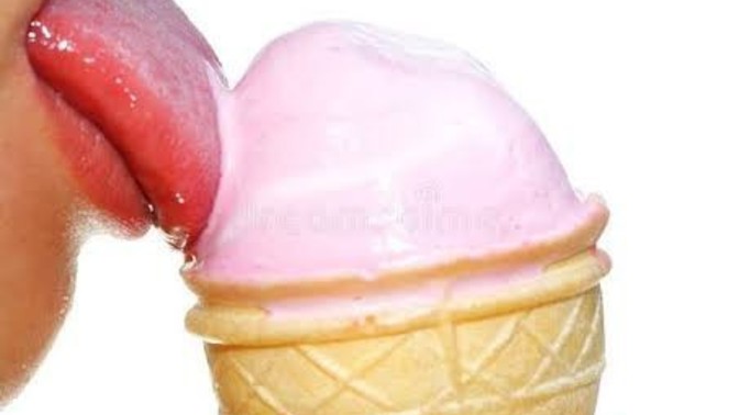 Why does everyone stare at us when we lick ice cream?