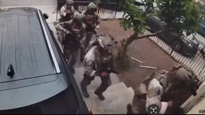 Is there anything stopping randos from ordering soldier gear online and kidnapping brown skinned people?