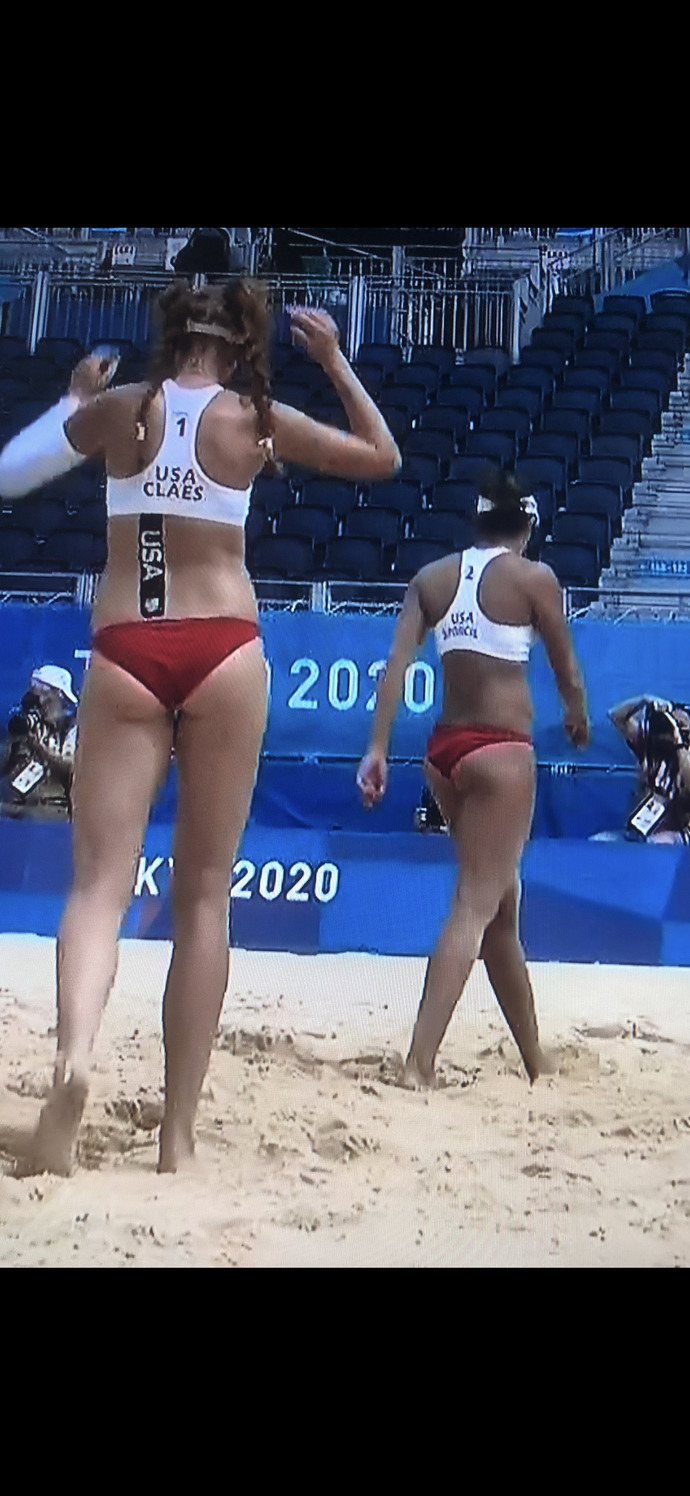 Do you like the Olympic Volleyball Games or the players π ?
