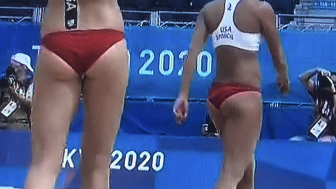 Do you like the Olympic Volleyball Games or the players 🏐 ?