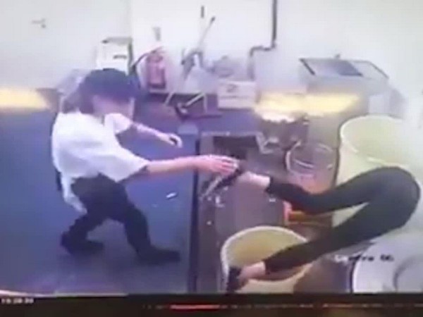 A coworker gets stuck in a barrel. What do you do?