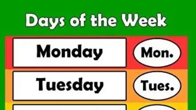 What Is Your Favourite Day Of The Week?